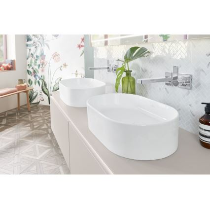 Villeroy & Boch 4A195601 - Umivaonik na ploču COLLARO 56x36 cm keramika/bela