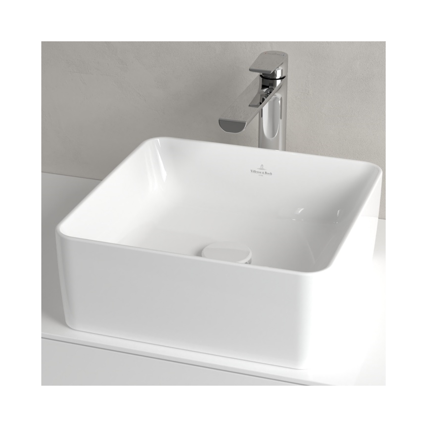 Villeroy & Boch 4A213801 - Nadgradni umivaonik COLLARO 38x38 cm keramika/bela