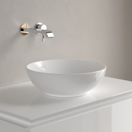 Villeroy & Boch 4A450001 - Umivaonik na radnu ploču LOOP&FRIENDS prečnika 38 cm keramika/bela