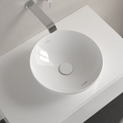 Villeroy & Boch 4A450001 - Umivaonik na radnu ploču LOOP&FRIENDS prečnika 38 cm keramika/bela