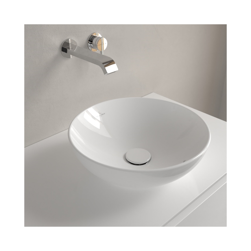 Villeroy & Boch 4A450001 - Umivaonik na radnu ploču LOOP&FRIENDS prečnika 38 cm keramika/bela