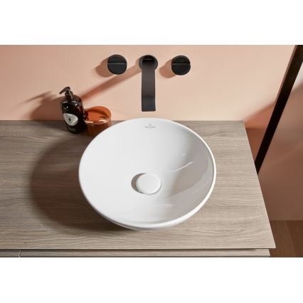 Villeroy & Boch 4A450001 - Umivaonik na radnu ploču LOOP&FRIENDS prečnika 38 cm keramika/bela