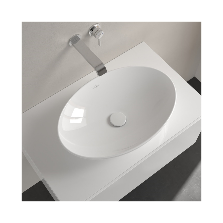 Villeroy & Boch 4A4701R1 - Nadpultni umivaonik LOOP&FRIENDS 56x38 cm keramika/bela