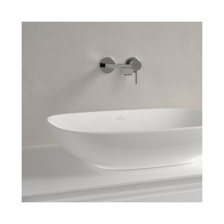 Villeroy & Boch 4A490101 - Nadgradni umivaonik na ploču LOOP&FRIENDS 56x38 cm keramika/bela