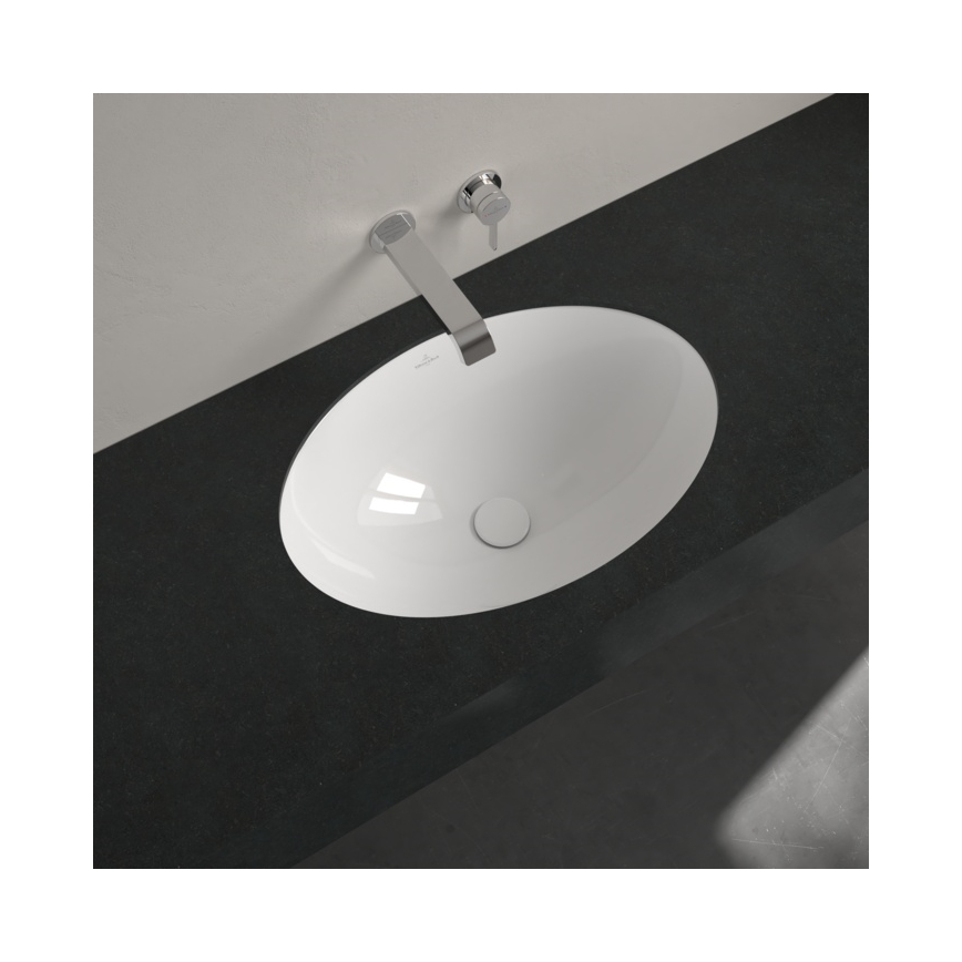 Villeroy & Boch 4A550001 - Ugradni umivaonik LOOP&FRIENDS 56x38 cm keramika/bela