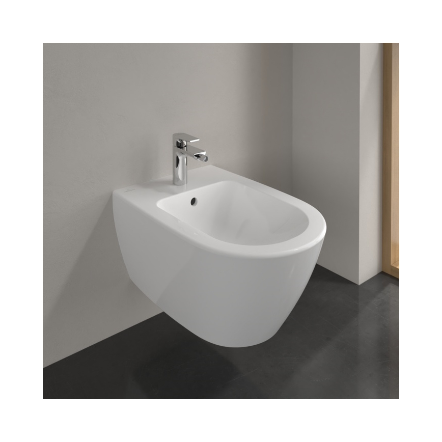 Villeroy & Boch 54000001 - Viseći bide SUBWAY 2.0 37x56 cm keramika/bela