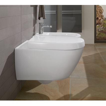 Villeroy & Boch 54000001 - Viseći bide SUBWAY 2.0 37x56 cm keramika/bela