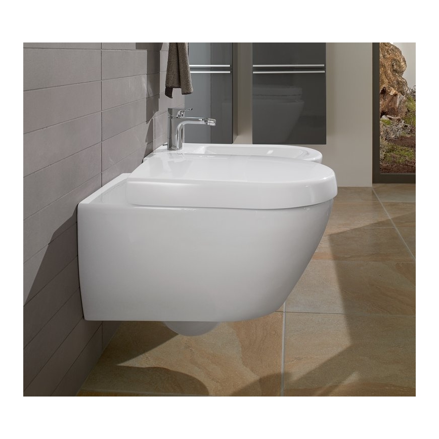 Villeroy & Boch 54000001 - Viseći bide SUBWAY 2.0 37x56 cm keramika/bela