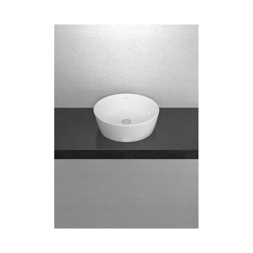 Villeroy & Boch 5A254501 - Umivaonik za ugradnju na radnu ploču ARCHITECTURA prečnika 45 cm keramika/bela