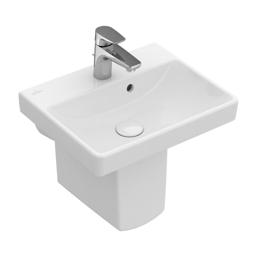 Villeroy & Boch 73584501 - Viseći umivaonik AVENTO 45x37 cm keramika/bela