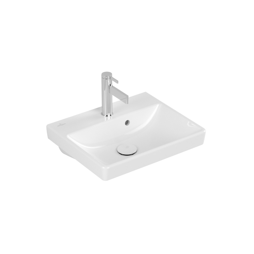 Villeroy & Boch 73584501 - Viseći umivaonik AVENTO 45x37 cm keramika/bela