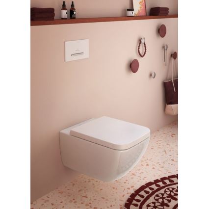 Villeroy & Boch 92216168 - taster za ispiranje VICONNECT beli/sjajni hrom