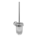 Villeroy & Boch TVA15101600061 - Zidna WC četka ELEMENTS staklo/sjajni hrom