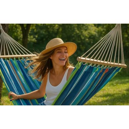 Viseća mreža 200x80 cm plava