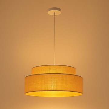 Viseći luster BOHO 1xE27/60W/230V, prečnik 40 cm, bež