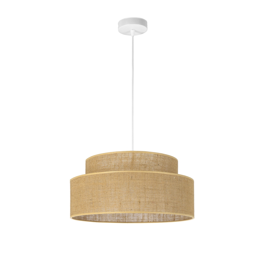 Viseći luster BOHO 1xE27/60W/230V, prečnik 40 cm, bež