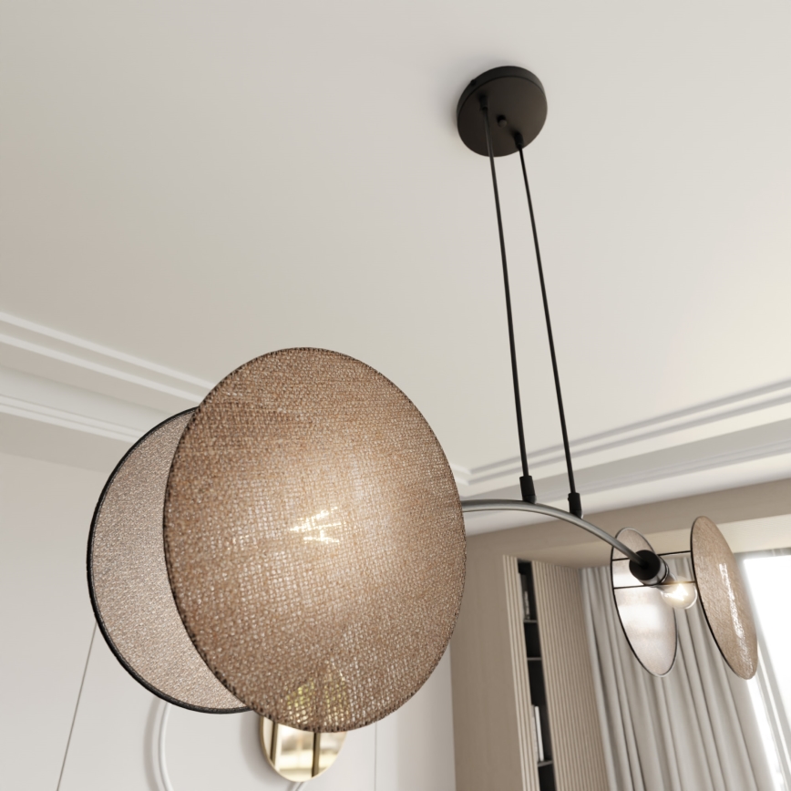 Viseći luster MOTIF 2xE27/15W/230V bež