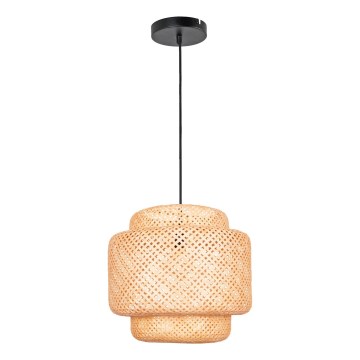 Viseći luster na lanku BERTA 1xE27/20W/230V pr. 50 cm bambus