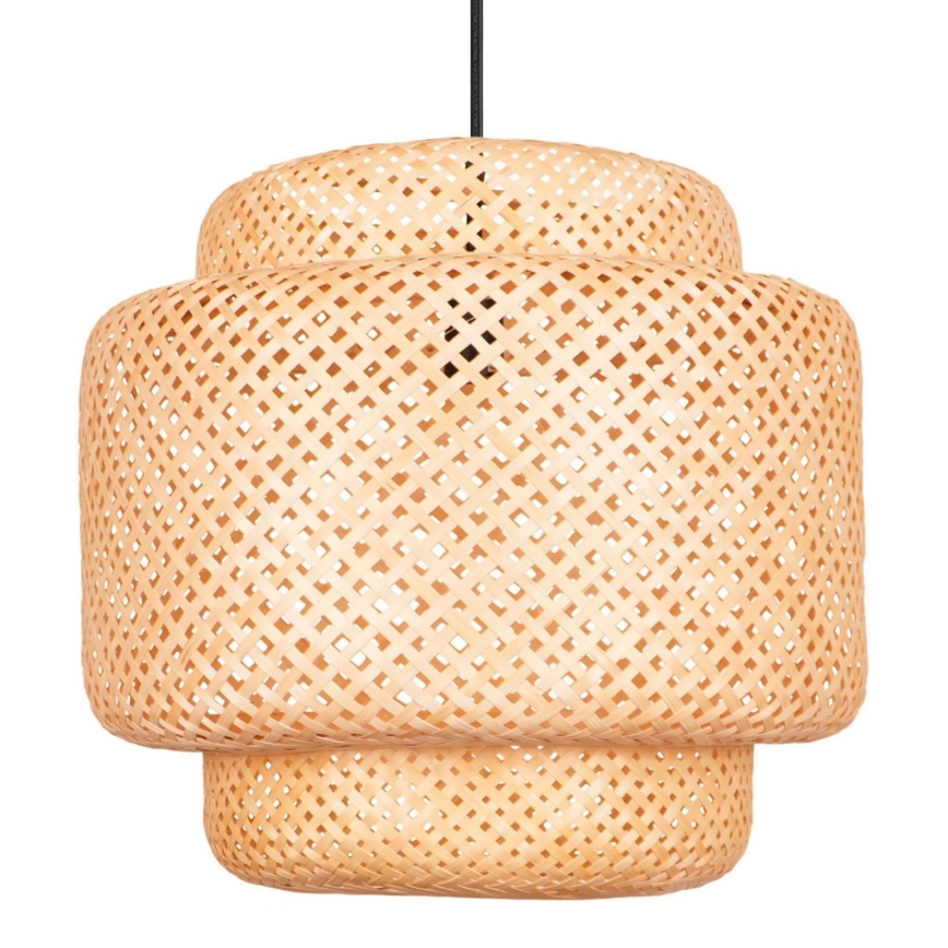 Viseći luster na lanku BERTA 1xE27/20W/230V pr. 50 cm bambus