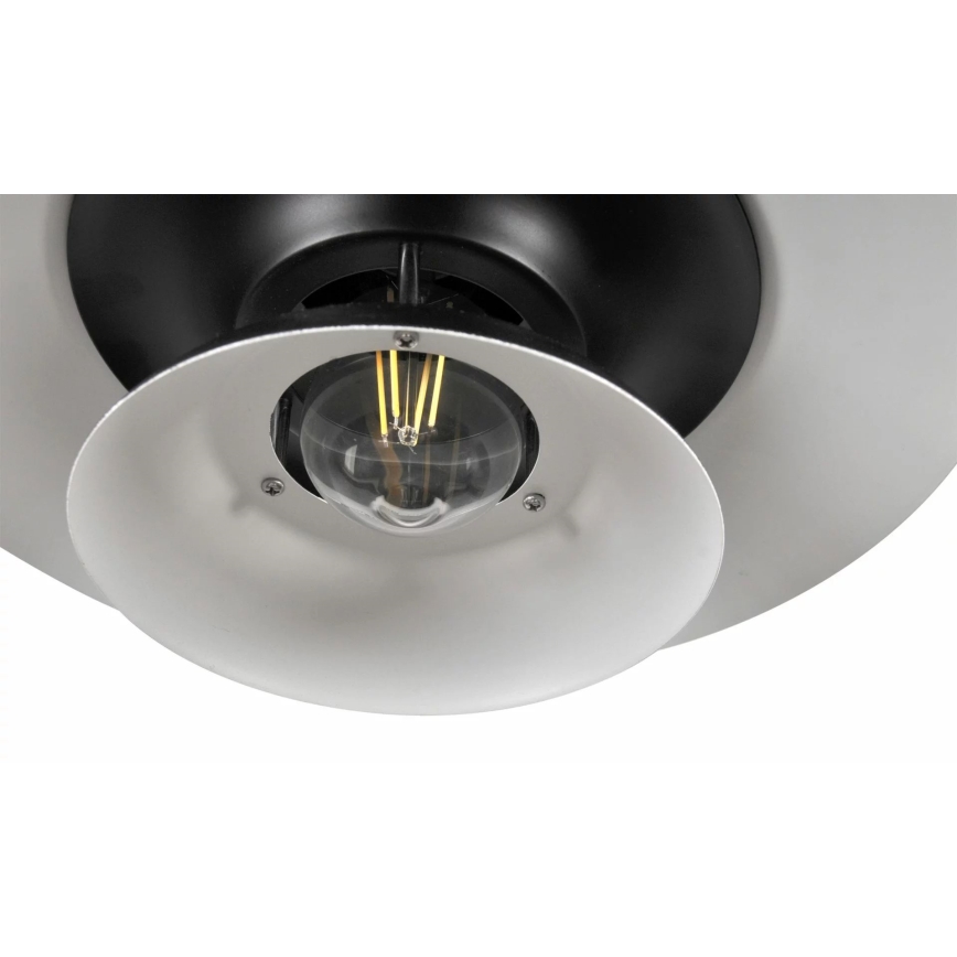 Viseći luster na sajli BERIT 1xE27/20W/230V, crna
