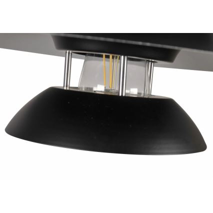 Viseći luster na sajli BERIT 1xE27/20W/230V, crna