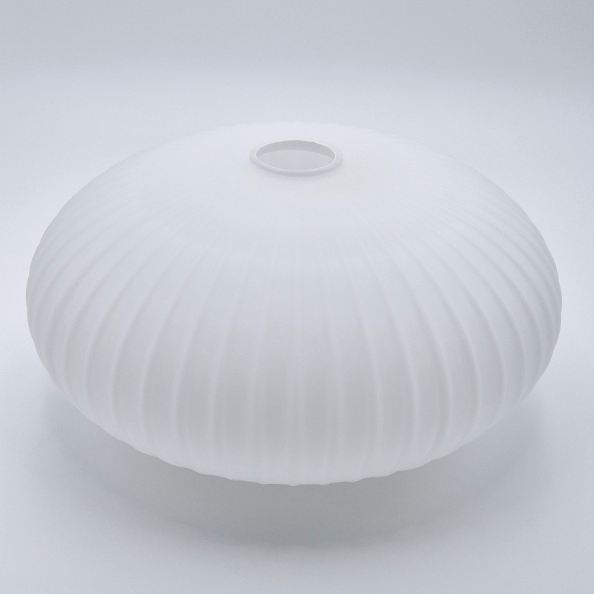 Viseći luster na sajli HARMONY 1xE27/15W/230V, prečnik 30 cm, bela/hrast