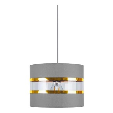 Viseći luster na sajli LIND 1xE27/60W/230V, siva