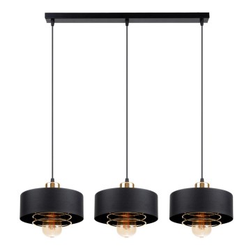 Viseći luster na sajli VEST 3xE27/60W/230V