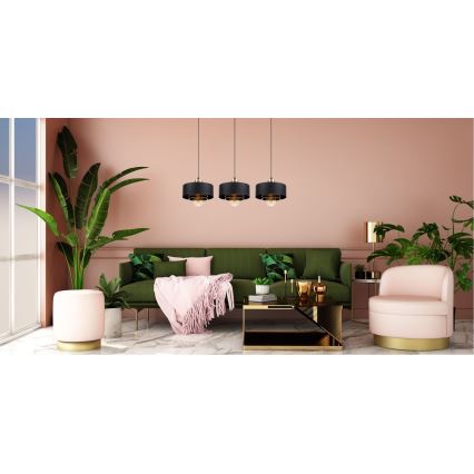 Viseći luster na sajli VEST 3xE27/60W/230V