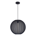 Viseći luster SENSAI na sajli, 1x E27 (maks. 20 W), 230 V, prečnik 40 cm, crne boje