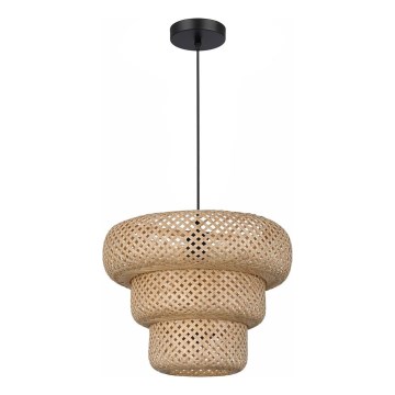 Viseći luster TULUM na kablu 1xE27/15W/230V bambus