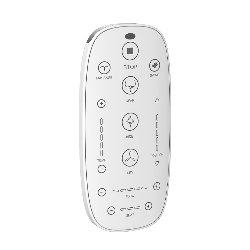 Viseća WC šolja sa bideom TISVILDELEJE 1600W/230V + WC daska SoftClose + dugme za ispiranje SIGMA + podžbukni modul + izolaciona podloga + daljinski upravljač