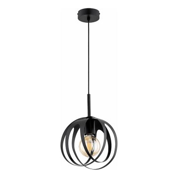 Visilica na kablu ASANI 1xE27/15W/230V crna