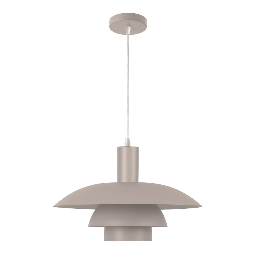 Visilica na sajli FERRO 1xE27/15W/230V siva