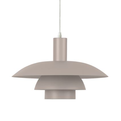 Visilica na sajli FERRO 1xE27/15W/230V siva