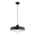 Visilica na sajli NEVERA 1xE27/15W/230V crna