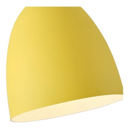 Visilica na sajli SIMPLO 1xE27/15W/230V, žuta, prečnik 23 cm