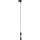 Visilica na sajli za 1-fazni šinski sistem TRACER 1xGU10/10W/230V crna/zlatna