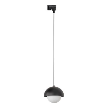 Visilica na sajli za jednofazni šinski sistem BONO 1xG9/8W/230V crna
