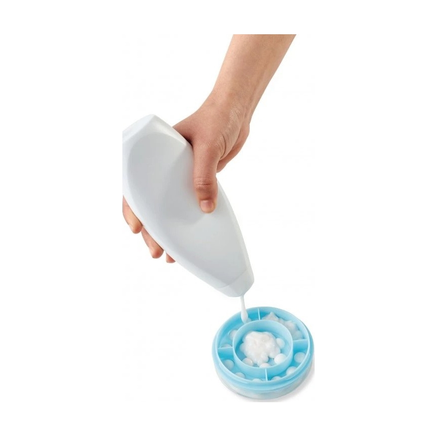 Vitility - Aplikator za gel za tuširanje i losion za telo, beli/plavi