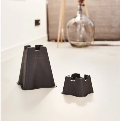 Vitility - KOMPLET 4x nastavaka za podizanje kreveta 7 cm, crne boje