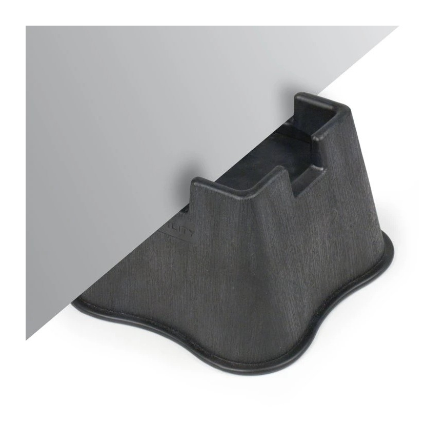 Vitility - KOMPLET 4x nastavaka za podizanje kreveta 7 cm, crne boje