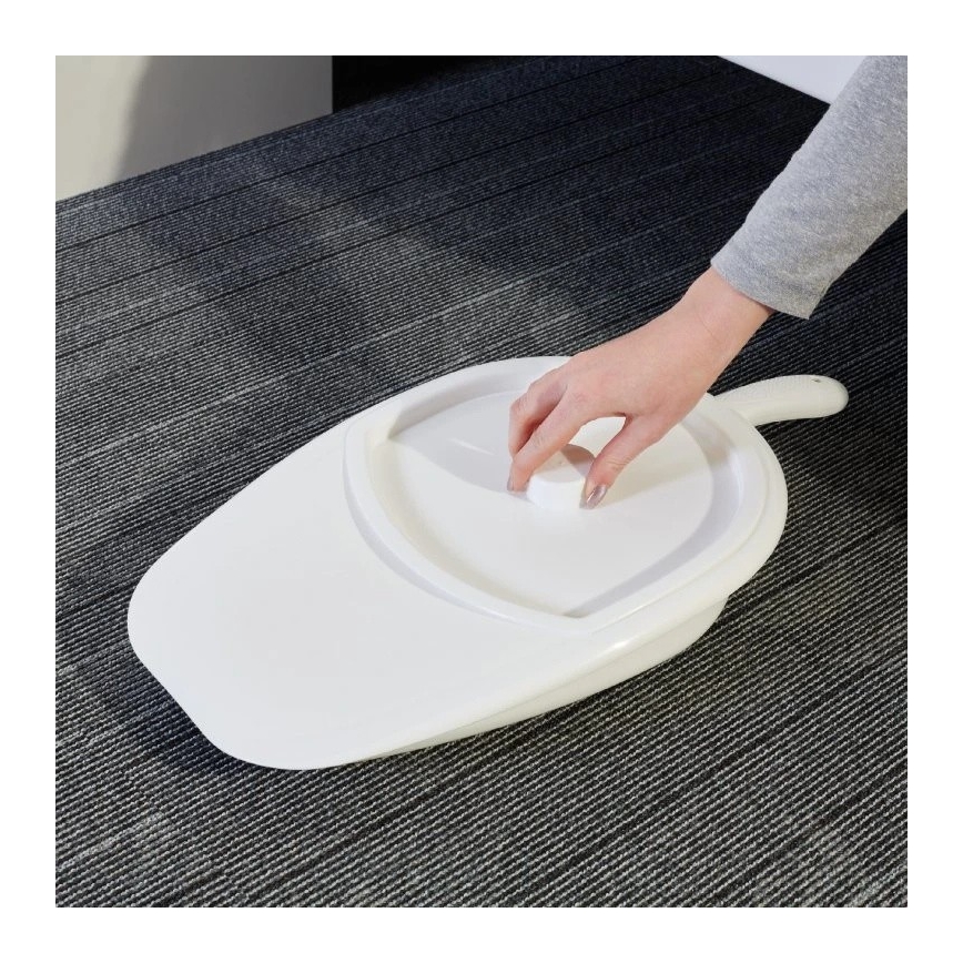 Vitility - Noćna posuda za krevet sa poklopcem, bela