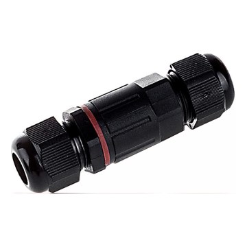 Vodootporan spojni konektor IP68, crne boje