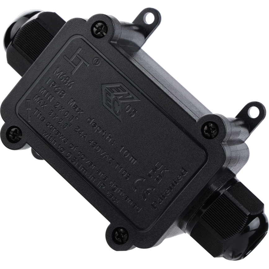 Vodootporna spojna kutija 24A/230V IP68