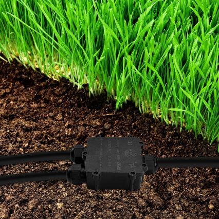 Vodootporna spojna kutija IP68 crna