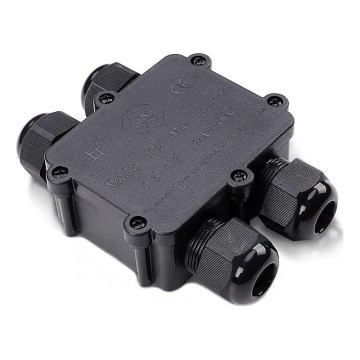 Vodootporna spojna kutija IP68, crna