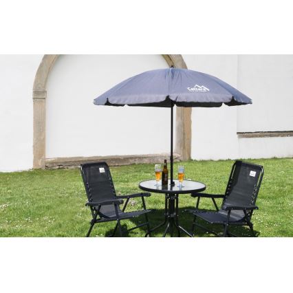 Vrtni sto prečnika 70 cm, crne boje