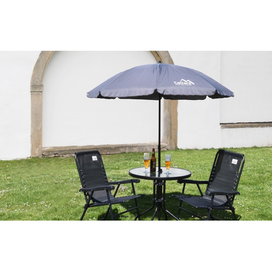 Vrtni sto prečnika 70 cm, crne boje