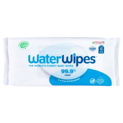 WaterWipes - SET 9x vlažne maramice bez plastike 60 kom (540 kom)